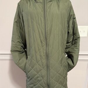 Women's Olive Long Jacket